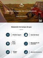 Adaptador De Recarga Para Estufa De Camping Widesea Quemador De Gas Butano Acero Aluminio No Incluye Ignición Venta Por Pieza - details 0