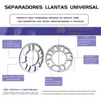M MODAUTO Separador Llanta Universal, Separador Ruedas del Vehículo, Adapta PCD 4x98/100/110/108/112/114.3, 5x100/110/108/112/114, Aleación de Aluminio, Universal - details 0