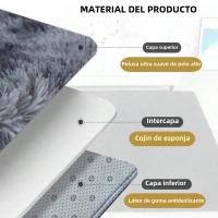 Carpetas Gruesas Para Sala De Estar Alfombra Suave De Velours Antideslizante Para Dormitorio Y Niños Decoración De Hogar Rugs De Terciopelo - details 6