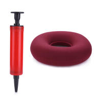 Cojín Donut De Soporte Para El Glúteo Con Inflador De Bola De Masaje Para Alivio Del Dolor De La Colón Y Hemorroides Medico Asiento Esfuerzo Tailbone - details 9
