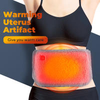Almohadilla Calefactora Eléctrica De Grapénido Con 3 Niveles Cinturón Uterino Resistente Al Frío Calentador De Cintura Y Manos USB Recargable Calentador Abdominal - details 0
