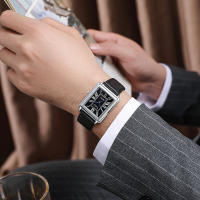 Reloj De Pulsera De Cuarzo Para Hombre Con Correa De Cuero Estilo Casual Y Moda Pantalla De Vidrio Dial Diameter De 40mm - details 5