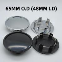 4pcs Accesorios De Estilo Para Rines De Coche Universal Cubiertas De Eje Centro ABS 65mm (48mm Interior) Para Porsche Macan - details 2