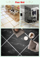 Pegatinas De Azulejos Autoadhesivas Impermeables Para Piso Y Pared Espaciamiento De Juntas En Oro Y Plata Decoración Del Hogar - details 20