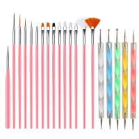 Set De Pinceles Para Uñas Profesionales Para Acrílico UV Gel Dibujando Puntos Manicura Arte De Uñas Herramientas De Accesorios De Maquillaje - details 2