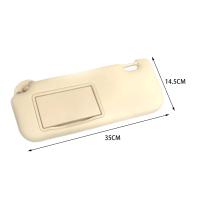 Visera Solar Para Toyota Corolla Levin Protección Contra El Sol Instalación Fácil Accesorio Interior De Automóvil Con Espejo Para Maquillaje - details 5