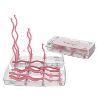 Soporte De Secado Para Botellas Y Tetinas Arbol De Almacenamiento Portátil Doble Cara Para Bebés Con Estante Para Chupetes Y Copas De Alimentación - details 12