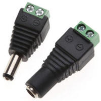 Conector De Poder DC Hembra/Macho 2.1*5.5mm 5pcs Adaptador Para Cadena De Luces LED 5050/5730 Bombilla CCTV Cable Conector - details 5