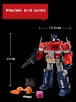 Bloques De Construcción Creativos Optimus Prime Camión Robot Auto 1580PCS Juguetes De Bloques MOC Para Niños Y Niñas Edad 6-12 - details 8