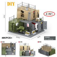 Bloques De Construcción Militar WW2 World War 2 Para Niños Soldados De La Policía SWAT Base De Cannon Arma De Juguetes Compatible Con Lego ABS Sin Batería - details 3