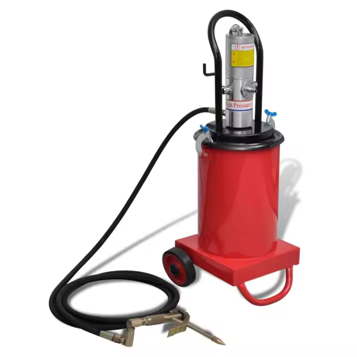 vidaXL Inyector de grasa neumático aire a presión 12 L - 1