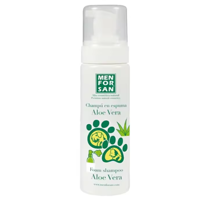 Menforsan  Champu en espuma Aloe vera  perros y gatos 200ml - 1