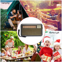 Altavoz Bluetooth Inalámbrico M-521BTS Con Linterna LED Radio FM AM SW Carga Solar Radio De Emergencia Con Sensibilidad Alta Y Bandas Completas - details 10