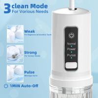 Irrigador dental impermeable IPX7 4 Boquillas 3 Modos Irrigador Oral Eléctrico 200 ml Dental - details 0