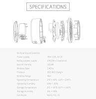NEO Coolcam Sirena Inteligente Con Sensor De Temperatura Y Humedad Compatible Con Echo Google Home Asistente Tuya Wifi - details 12