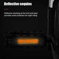 Pedales De Plataforma Universal Para Bicicleta Con Reflejante Pedal De Montaña Y Carretera Para Bicicleta Plegable Vehículo Eléctrico Accesorios De Ciclismo - details 0