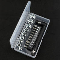 Juego De Herramientas Combinadas 21PCS L-Bar Doble Cabeza Mini Destornillador Enchufe Angulo Recto Para Espacios Pequeños Herramienta Dual Uso - details 1