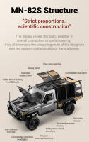 Coche RC 1:12 JJRC MN82/MN82S Retro Simulación Completa LC79 RTR 2.4G 4WD Motor 280 Juguetes De Camión Pickup Control Remoto Para Niños - details 7