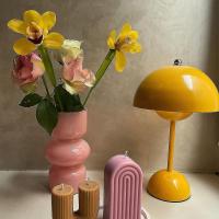Lámpara de mesa nórdica danesa con forma de brote, adorno de escritorio, mesita de noche, batería de larga duración (recargable) - details 0