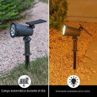 Luces LED Solares 9 LED Para Iluminación De Jardín Y Atracaderos IP65 Impermeables Con Ajuste De Brillo Para Exterior - details 7