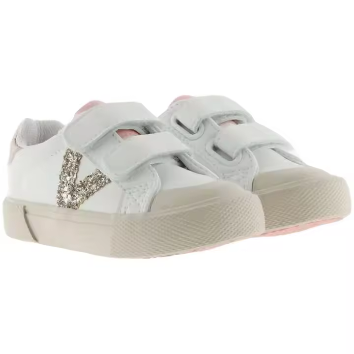 Zapatillas Victoria Tribu Tiras Efecto Piel para niñas en color blanco - 1