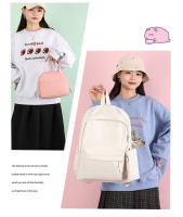 Set De 3 Bolsos Para Estudiantes Con Mochila Y Bolsa De Almuerzo Badtz Maru Para Adolescentes Cómodos Y Casuales Para Viajes - details 9