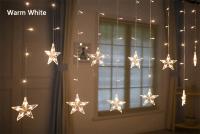 Decoración De Navidad Y Ramadán 2025 Luces De Cortina Guirnalda Estrella Luna Aid EID Mubarak 2024 Para Hogar Eventos Musulmanes Fiesta - details 28