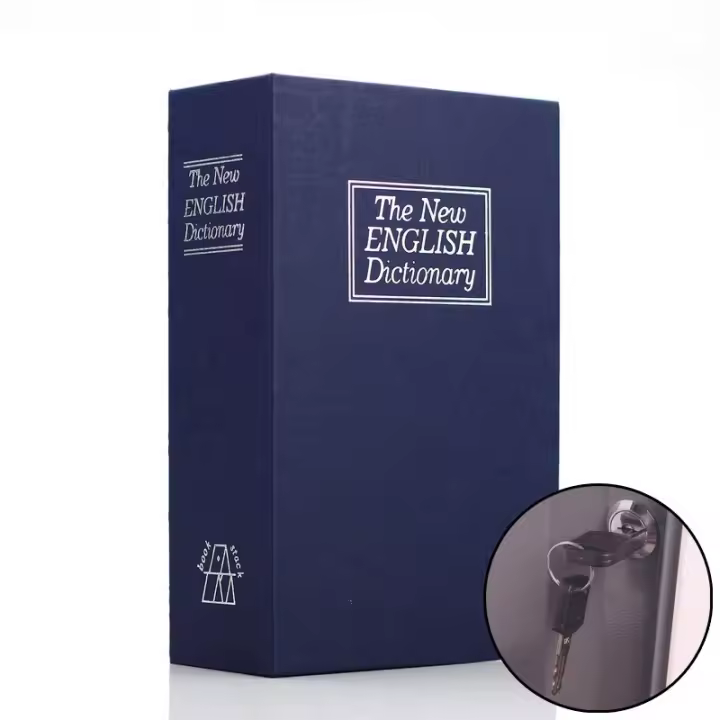 Casillero de seuridad para Mini Libros, Caja de Seguridad Secreta para guardarse dinero en efectivo, Monedas', cerradura de joyería - 1
