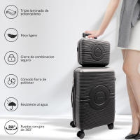 Artree | Conjunto de Maletas de viajes. set de 4 piezas. Varios Colores . Juego de maletas para viajes, Maleta de cabina pequeñas y neceser , maleta mediana, y maleta de viaje grande 23 kg - details 9