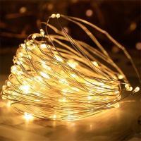 Luces De Navidad LED De Hilo De Cobre Para Decoración De Árbol De Navidad Dormitorio Boda Ramadan Navidad DIY Luz De Cadena De Festividades - details 0