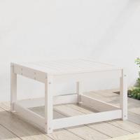 vidaXL Taburete de jardín madera maciza de pino en color Pino natural/Blanco/Douglas natural y más | cómodas modernas ergonómicas para comedor cocina salón hogar - details 1