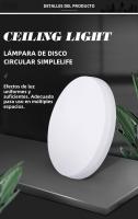 Luz Circular De Techo LED Ultrafina Moderna Para Dormitorio Y Sala De Estar 18W 24W 36W 48W Decoración Interior De Hogar Luz De Iluminación Doméstica - details 0