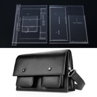 Plantilla De Cuero YOMDID Para Bricolaje Herramientas De Manualidades Para Hombro Acrílico Transparente Para Hombres - details 3