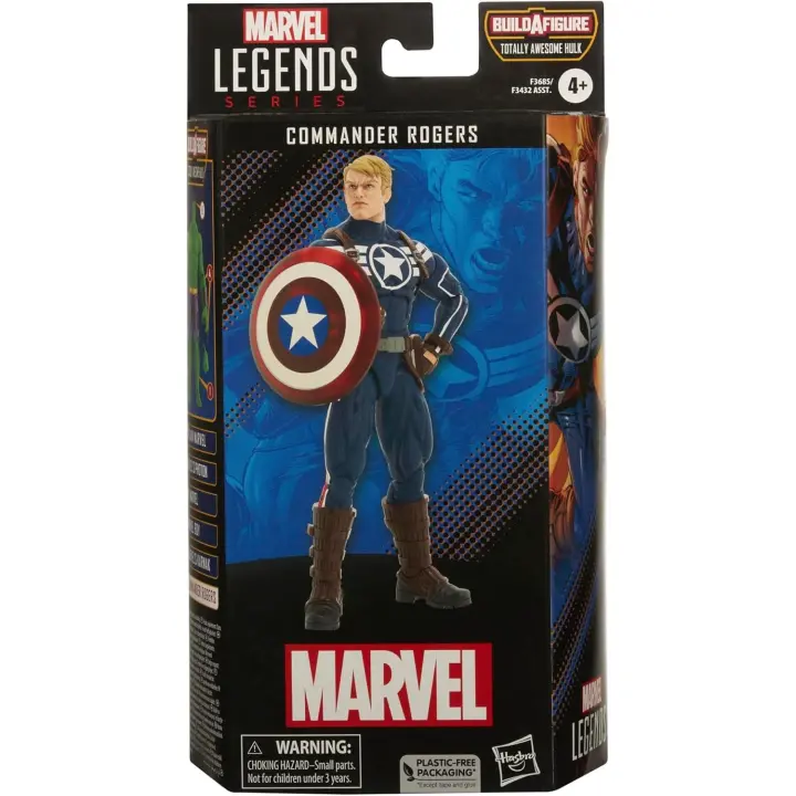 Marvel Commander Toys Legends Series-Figura de Comandante Rogers de 15 cm-Cómics Hasbro F36855X0 - 1