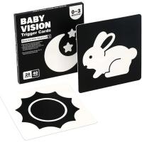 Tarjetas Educativas Montessori Para Bebés Estimulación Visual En Blanco Y Negro Alta Contraste Juguete Educativo Para Recién Nacidos Desarrollo Cerebral - details 12