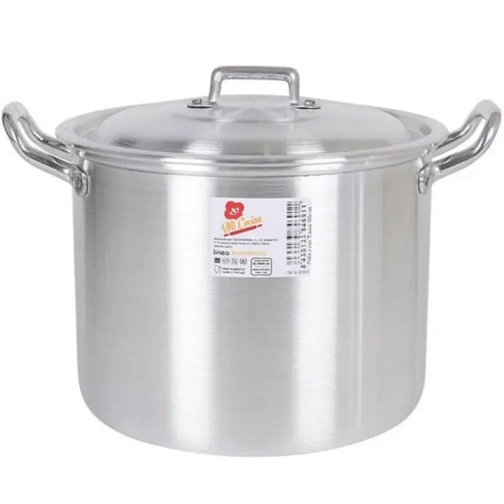 Inde - Olla con tapa aluminio varias medidas - 1