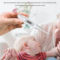 Termómetro Digital Para Bebés Uso Oral Y Axilar Lectura Rápida Y Precisa Pantalla LCD Alerta De Fiebre Termómetros Para Baño De Bebé - details 16