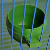 Juego De 3 Tazas De Alimento Y Agua Verdes Para Papagayos Plástico Accesorio De Alimentación Para Pájaros Y Palomas En Jaula - details 9