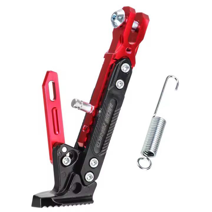 Soporte De Pies Ajustable Para Motocicleta Accesorios De Motorbike Pieza De Aluminio CNC Soporte De Estacionamiento Para Electric Motorbike - 1