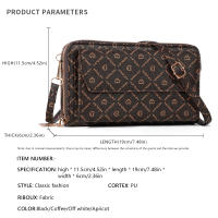 Bolso Cruzado Para Mujer Chic Con Espacio Para Teléfono Móvil Y Ranuras Seguras Para Tarjetas Estilo Casual Con Decoración Geométrica - details 5