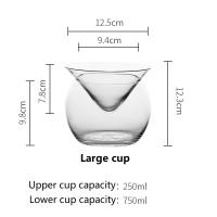 Martini Molecular Copa De Cocktail Con Base Triangular Cristal Vaso De Bebida Creativo Para Fiesta Accesorios De Barra - details 6