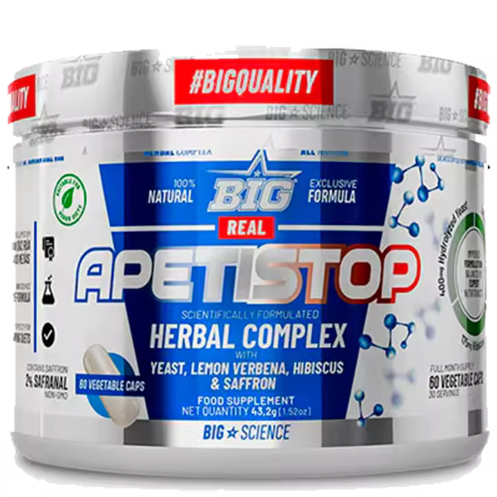 BIG REAL APETISTOP -Para de comer de BigQuality-  60 caps. - 1