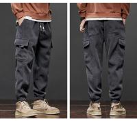 Pantalones Casuales Para Hombre Con Cintura Elástica Estilo Jogging De Primavera Y Otoño Pantalones Harem Estirables Con Cordón Moda Masculina Ropa Deportiva - details 5
