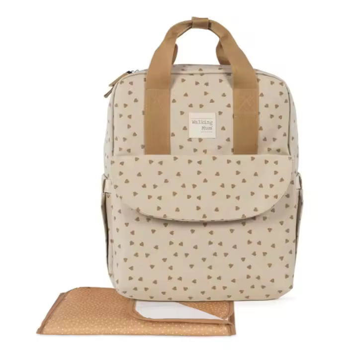 Mochila Walking Mum Poppy Corazones - 1