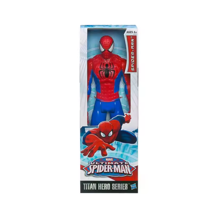 Figura Titan Hero Spiderman Ultimate Marvel 30cm - 1