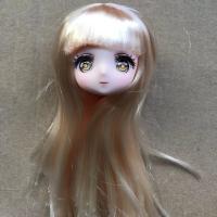Muñeca De Juguete DIY Con Cabeza De Muñeca De Anime Larga Y Colorida Ojos Estelares Para Niñas Regalo De Vestir Muñeca De 1/6 - details 9