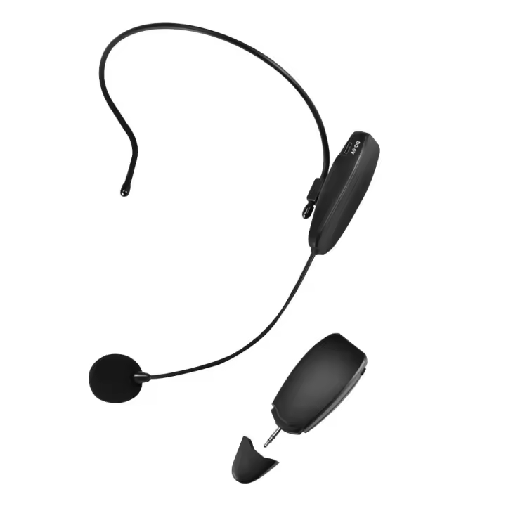 Set De Micrófono Inalámbrico 2.4G Con Transmisor Y Receptor Para Amplificador Y Altavoz De Voz Adecuado Para Enseñanza Y Guía Turística - 1