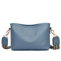 Bolso cruzado de cuero genuino para mujer, bandolera de hombro de vaca de Color sólido, a la moda, de lujo, para teléfono, 2022 - details 11