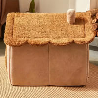 Casa De Mascotas Plegable Para Perros Y Gatos Pequeños Con Alfombra Sofá Lavable Y Desmontable Casa De Encaje Para Pequeños Y Medianos Perros Y Gatos - details 6
