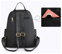 Mochila De Viaje Grande Para Mujeres En Nylon De Alta Calidad Bolsa Escolar Para Adolescentes Con Múltiples Bolsillos Y Cierre De Cremallera Estilo Fashion - details 9